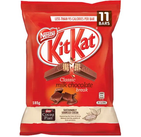 Nestle Kit Kat Classic Milk Chocolate Fun Pack 11pk 154g