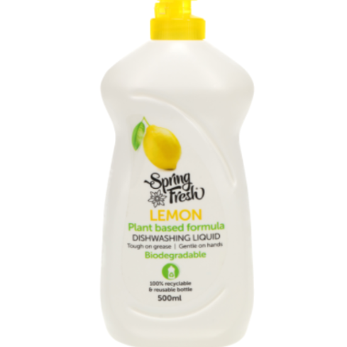 Spring Fresh Lemon Dishwash Liquid 500ml