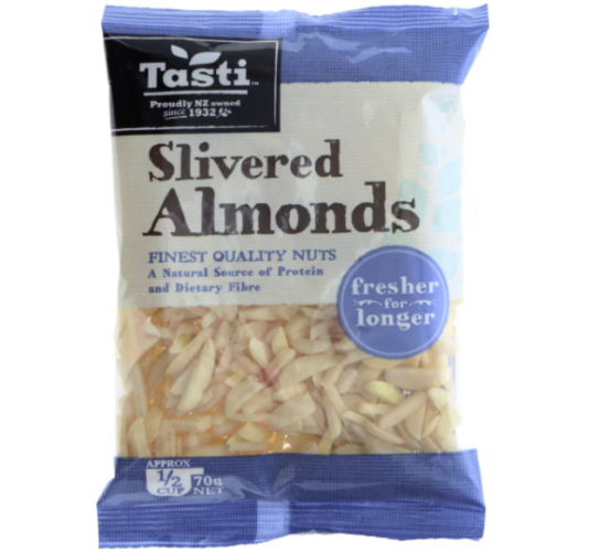 Tasti Slivered Almonds 70gm