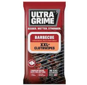 UltraGrime Life BBQ XXL Clothwipes 30pk