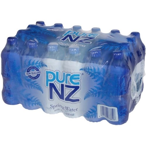 Pure NZ Spring Water 600ml 24pk