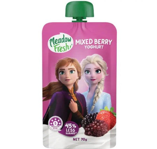 Meadow Fresh Mixed Berry Yoghurt Pouch 70g