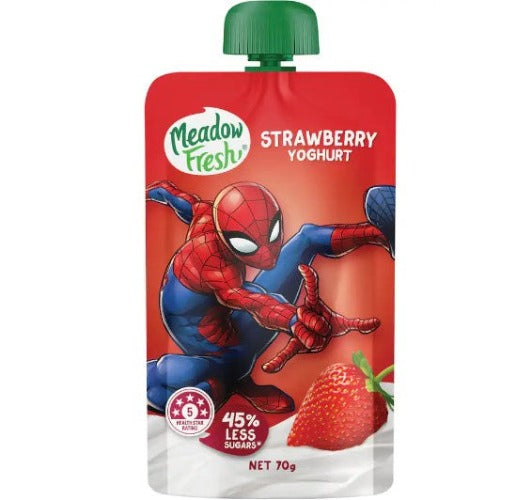 Meadow Fresh Strawberry Yoghurt Pouch 70g