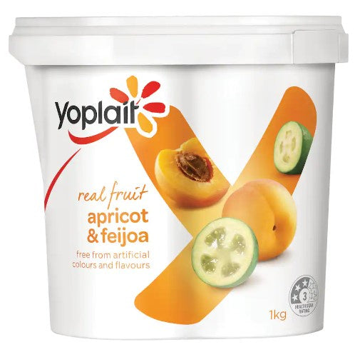 Yoplait Real Fruit Apricot Feijoa Yoghurt 1kg