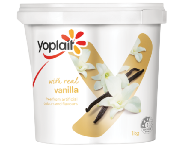 Yoplait With Real Vanilla Yoghurt 1kg